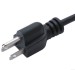 UL/VDE 3pin power cord electrical cable