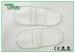 Comfortable White Disposable Hotel Slippers with Lace Part Top