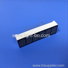 Custom super amber 6 digit 14 segment led display 0.39