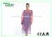 Purple / Blue Lightweight Disposable Poly Aprons for Beauty Salon 70cm x 135cm