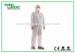 White Protective Disposable Coveralls with both Hood and Feetcover