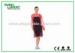 Black Soft Nonwoven Disposable Plastic Aprons For Adults Bibs