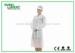 Professional Tyvek Disposable White Lab Coats For Women with Magic Tape