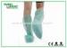 Polypropylene Disposable Booties For Covering Shoes Green Dustproof