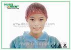 Free Size Colorful Waterproof PE Shower Cap Disposable Easy To Wear