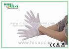 White Nylon ESD Safe Gloves Disposable Hand Gloves with Conductive Ribbon