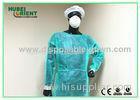 Waterproof Lightweight PP Disposable Isolation Gowns with Knitted Wrist