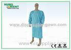 Standard SMS Disposable Scrub Suits Blue Color 50gsm - 70gsm