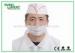 Fashion White Printed Disposable Surgical Hats With Colorful Stripes