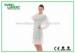Knitted Collar Protective Disposable Lab Coats Small Splash Proof