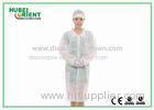 Dustproof Nonwoven PP Colored Disposable Visitor Coats with Snaps