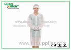 Dustproof Nonwoven PP Colored Disposable Visitor Coats with Snaps