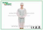 Dustproof Nonwoven PP Colored Disposable Visitor Coats with Snaps