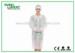 Dustproof Nonwoven PP Colored Disposable Visitor Coats with Snaps
