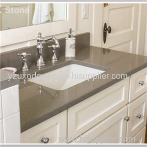 Brown Quartz Stone Vanity Top