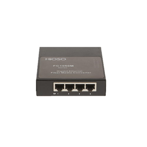 Gigabit 4FE Fiber Media Converter WEB supported transceiver