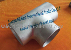 Stainless steel straight Tee iron pipe fittings
