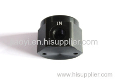 Precision machining pressure relief valve body