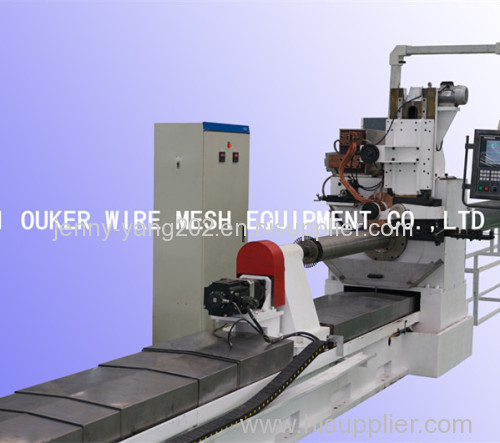 25μm slot tube wedge wire screen welding machine