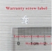 China top destructible label manufacturer hotsale 2mm diameter tiny warranty screw label for mobile repairing