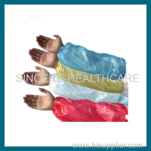 Disposable plastic/ nonwoven front arm cover