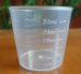 Plastic measuring cup mold