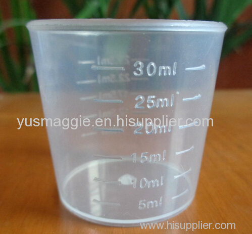 Plastic measuring cup mold