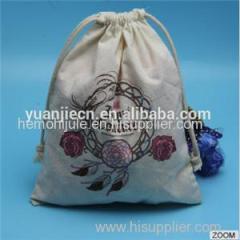 Cotton Drawstring Cometic Bag