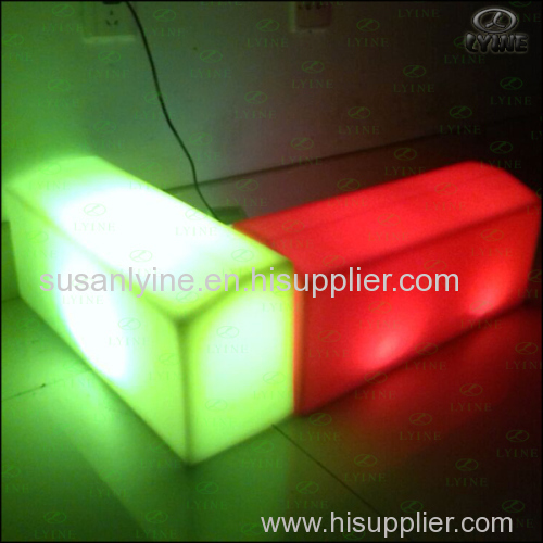 Factory direct sales quality assurance china leading plastic cube kerbstone with led light