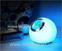 Round 3.5W LED Desk Lamps / LED Alarm Clock Light Colors Change