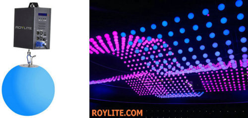 Kinetic LED Balls DMX Motorized Lifting LED Color Ball