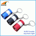 6LED super bright white keychain light mini pocket lamp 2*CR2032 cell button batteries hand lamp CE RoHS approval