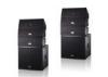 Black indoor speaker system with flying kits / light weight mini line array loudspeaker