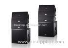 Black indoor speaker system with flying kits / light weight mini line array loudspeaker