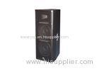 Professional Stage Outdoor Sound System Double 15" Full Range Cabinet MDF Black