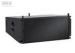 Sand paint three way line array speaker for outdoor touring with long- excursion LF