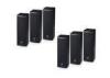 Mini Column Line Array Speakers Compact Portable Loudspeaker Cabinets 2 x 4&quot; 120W 4 OHM