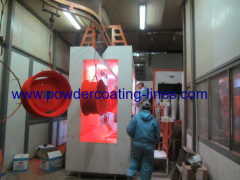 plastic powder spray booth