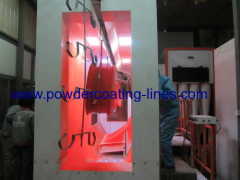 PP plastic powder coating station