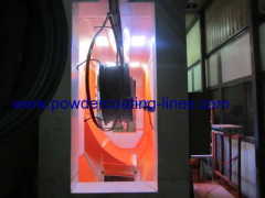 PP plastic powder coating station