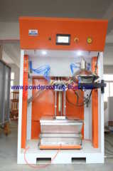 powder feed center for fast change color