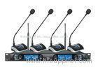 Professional Four Channels UHF PLL System Gooseneck Conference Wireless Microphones