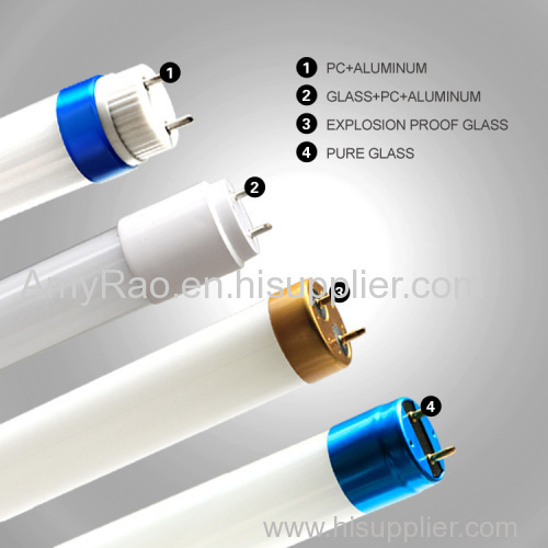 All glass LED tube 600mm 18w 30w 36w