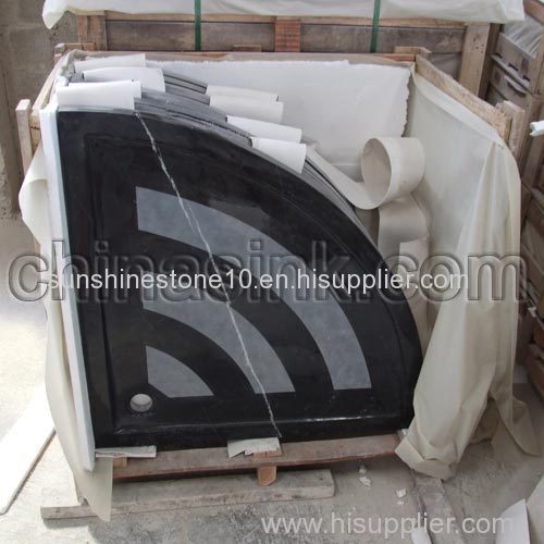 Forest black marble shower tray manufacterer