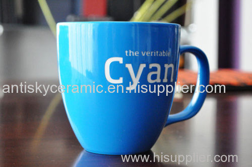 Professional Engraved Logo Ceramic Mug Laser Logo Sandblast Logo Mug