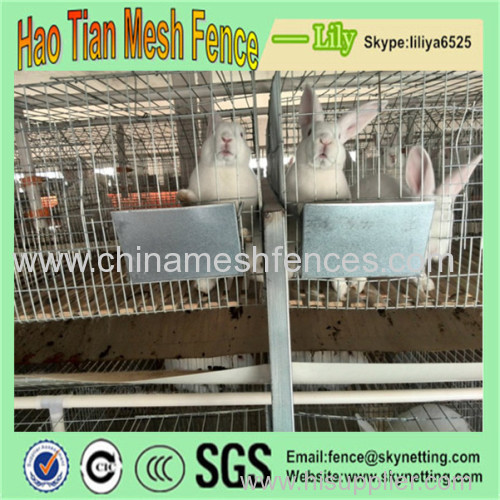 Galvanized High Quality Farming Commercial Rabbit Cage Indoor 3 layer (200*50*150cm) 2016 Most Popular For Sale