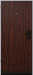 PVC finished steel security door entrance door