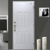 6 panels Steel Door Finished surface finishing Door slab with door jamb Metal Door