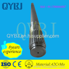 Reliable auto spare parts supplier OEM stainless steel howo spline shaft