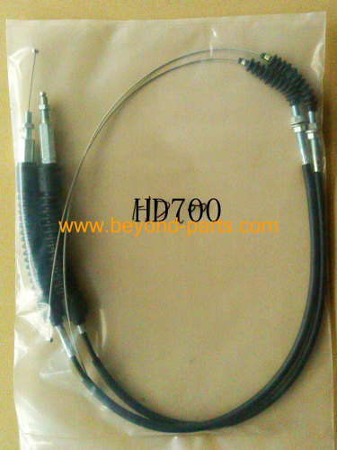 Kato excavator HD700 HD820 HD1250-7 throttle cable accelerator cable